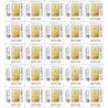 25x1 gramme multigramme lingotin d'or pur 999.9 - PAMP Suisse Lady Fortuna Veriscan