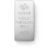 1 kg lingotin d'argent pur 999.0 - PAMP Suisse Lady Fortuna