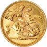 Fine Gold Coin 916.7 - Sovereign Young Elizabeth