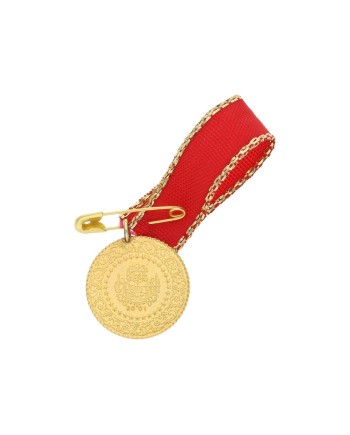 Ceyrek Altin Cumhuriyet Pièce d'or turque 916 or environ. 1,82 grammes oeillet divers.