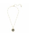 Swarovski Symbolica Pendentif 5692166 Evil Eye, Moyen, Multicolore, Plaqué Or