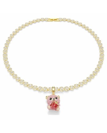 Swarovski Idyllia Charm plaqué or 5738357 Rose Teddy Fraise