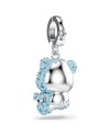 Swarovski Idyllia Charm 5750253 Différentes coupes, teddy, bleu, rhodié