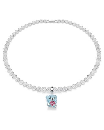 Swarovski Idyllia Charm 5750253 Différentes coupes, teddy, bleu, rhodié