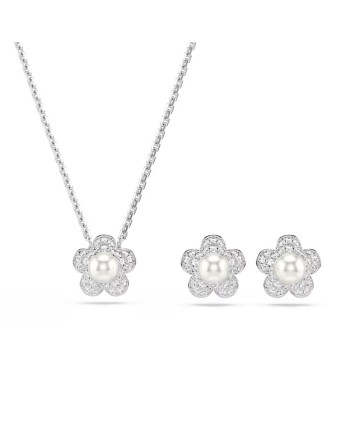 Ariana Grande x Swarovski Set 5749180 Perle de Cristal, Coupe Ronde, Fleur, Blanc,