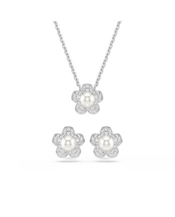Ariana Grande x Swarovski Set 5749180 Perle de Cristal, Coupe Ronde, Fleur, Blanc,