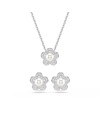 Ariana Grande x Swarovski Set 5749180 Perle de Cristal, Coupe Ronde, Fleur, Blanc,
