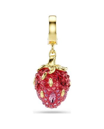 Swarovski Charm Idyllia 5743136 Fraise, différentes coupes, plaqué or
