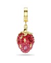 Swarovski Charm Idyllia 5743136 Fraise, différentes coupes, plaqué or