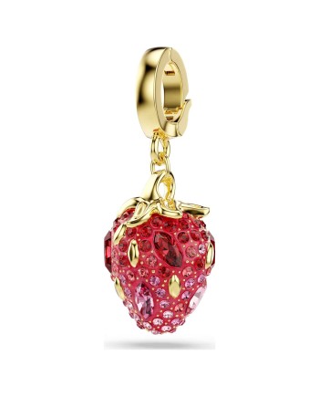 Swarovski Charm Idyllia 5743136 Fraise, différentes coupes, plaqué or