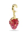 Swarovski Charm Idyllia 5743136 Fraise, différentes coupes, plaqué or