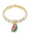 Swarovski Charm Idyllia 5743134 Pastèque, différentes coupes, multicolore,