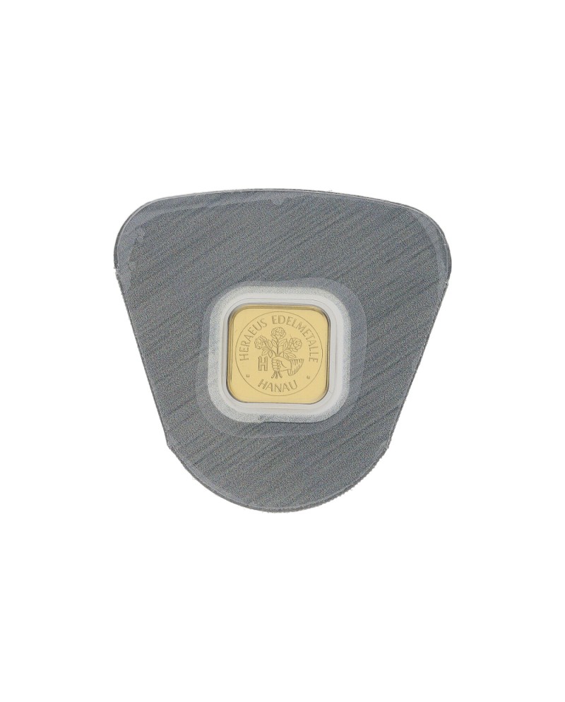 Lingot d'or Heraeus 1 gramme d'or fin 999,9 GB-2026-11-1g