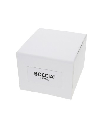 Montre femme Boccia Trend 3371-01 titane, bracelet cuir, vert