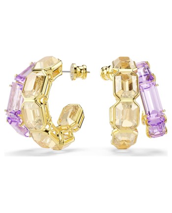 Créoles Swarovski Millenia 5725757 Tailles diverses, multicolores, plaqué or