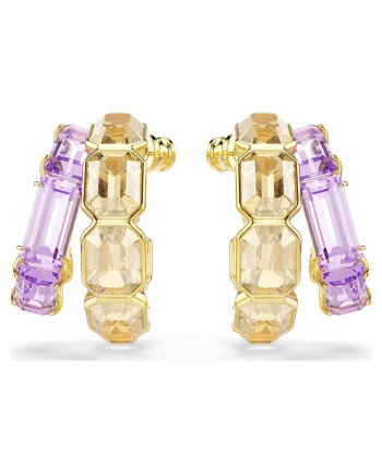 Créoles Swarovski Millenia 5725757 Tailles diverses, multicolores, plaqué or