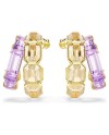 Créoles Swarovski Millenia 5725757 Tailles diverses, multicolores, plaqué or