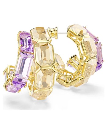 Créoles Swarovski Millenia 5725757 Tailles diverses, multicolores, plaqué or