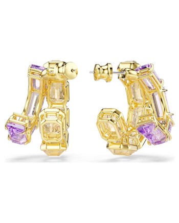 Créoles Swarovski Millenia 5725757 Tailles diverses, multicolores, plaqué or