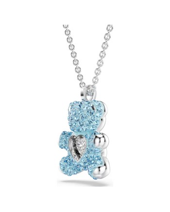 Swarovski Collier Teddy 5737620 Bleu, Métal rhodié