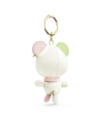 Breloque de sac à main Swarovski Teddy 5734069 ours, multicolore, plaqué or