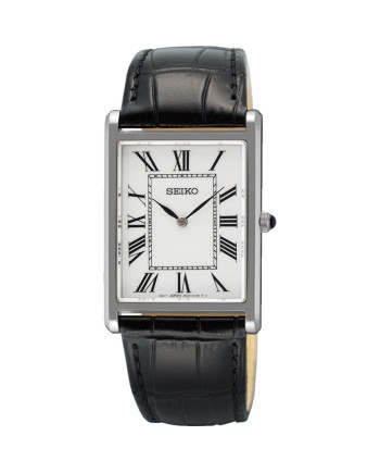 Montre en cuir pour homme Seiko SWR103P1 Classique