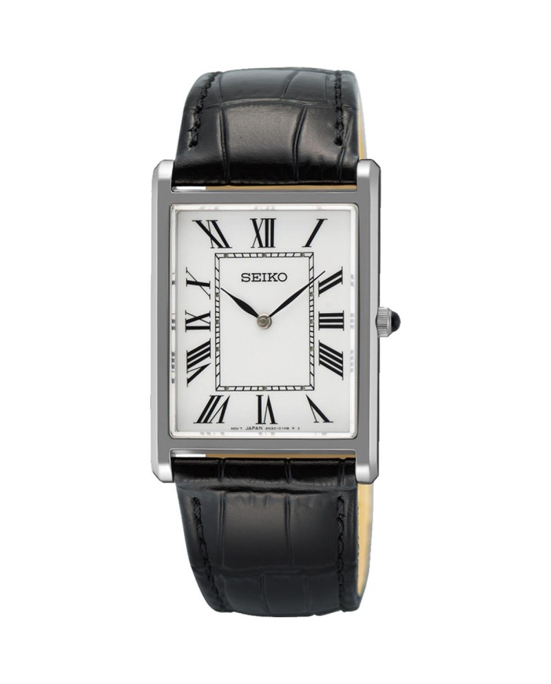 Montre en cuir pour homme Seiko SWR103P1 Classique