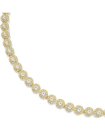 Swarovski Una Angelic Set, taille ronde 5720506 Blanc, plaqué or