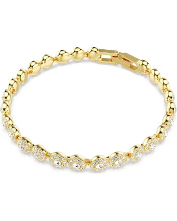 Swarovski Una Angelic Set, taille ronde 5720506 Blanc, plaqué or