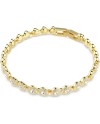 Swarovski Una Angelic Set, taille ronde 5720506 Blanc, plaqué or
