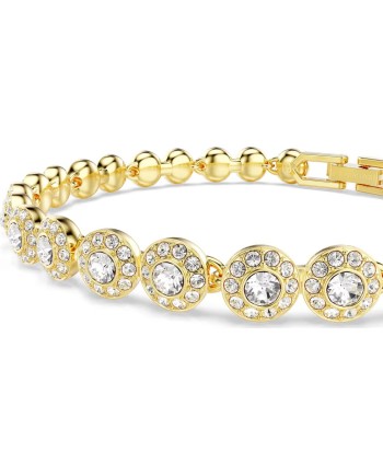 Swarovski Una Angelic Set, taille ronde 5720506 Blanc, plaqué or
