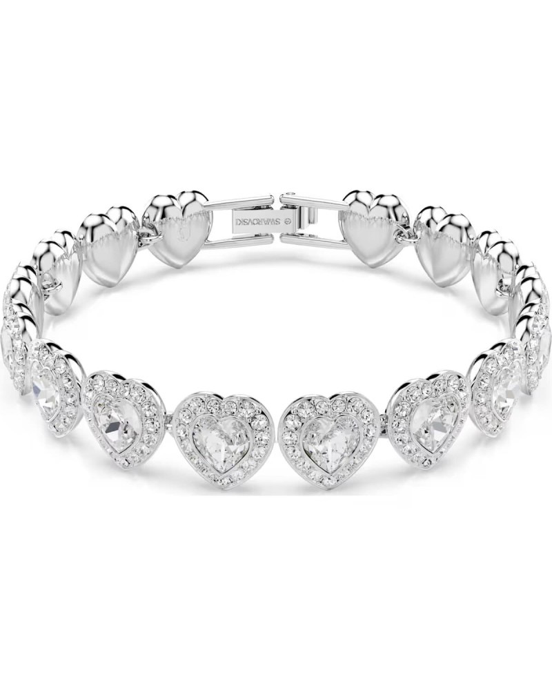 Bracelet Swarovski Angelic 5720860 blanc, rhodié, cristaux