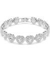 Bracelet Swarovski Angelic 5720860 blanc, rhodié, cristaux