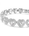 Bracelet Swarovski Angelic 5720860 blanc, rhodié, cristaux