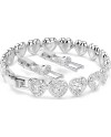 Bracelet Swarovski Angelic 5720860 blanc, rhodié, cristaux