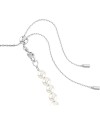 Swarovski Angelic Collier 5720861 Perle de Cristal, Blanc, Plaqué Rhodium