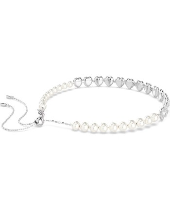 Swarovski Angelic Collier 5720861 Perle de Cristal, Blanc, Plaqué Rhodium