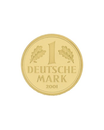 Pièce d'or 999,9 or fin 1 mark allemand 12 grammes GM-1DM