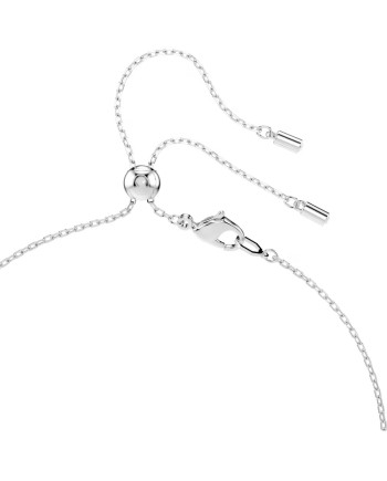 Collier Swarovski Y 5720855 perle de cristal, blanc, plaqué rhodium
