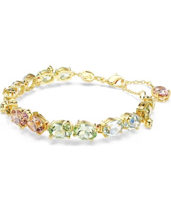 Bracelet Tennis Swarovski Gema 5705808 Différentes coupes, plaqué or, taille