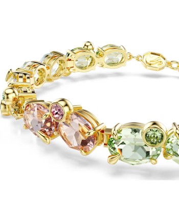 Bracelet Tennis Swarovski Gema 5705808 Différentes coupes, plaqué or, taille