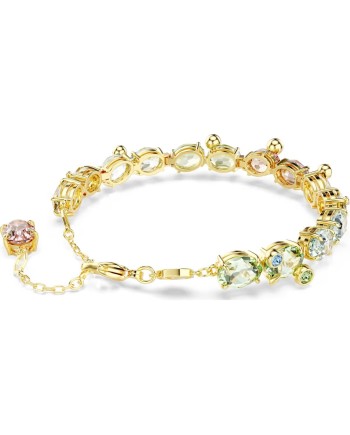 Bracelet Tennis Swarovski Gema 5705808 Différentes coupes, plaqué or, taille