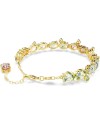 Bracelet Tennis Swarovski Gema 5705808 Différentes coupes, plaqué or, taille