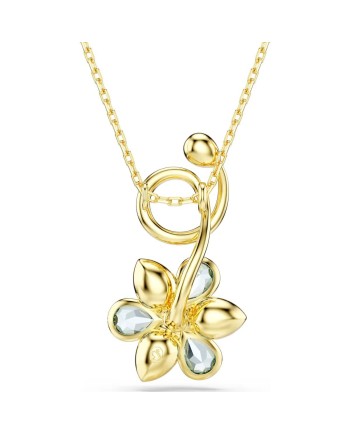Pendentif Swarovski Idyllia 5709029 différentes tailles, fleur, bleu, plaqué or