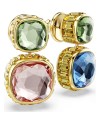 Boucles d'oreilles Swarovski Chroma Drop 5692492 taille coussin, plaqué or