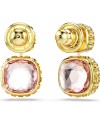 Boucles d'oreilles Swarovski Chroma Drop 5692492 taille coussin, plaqué or