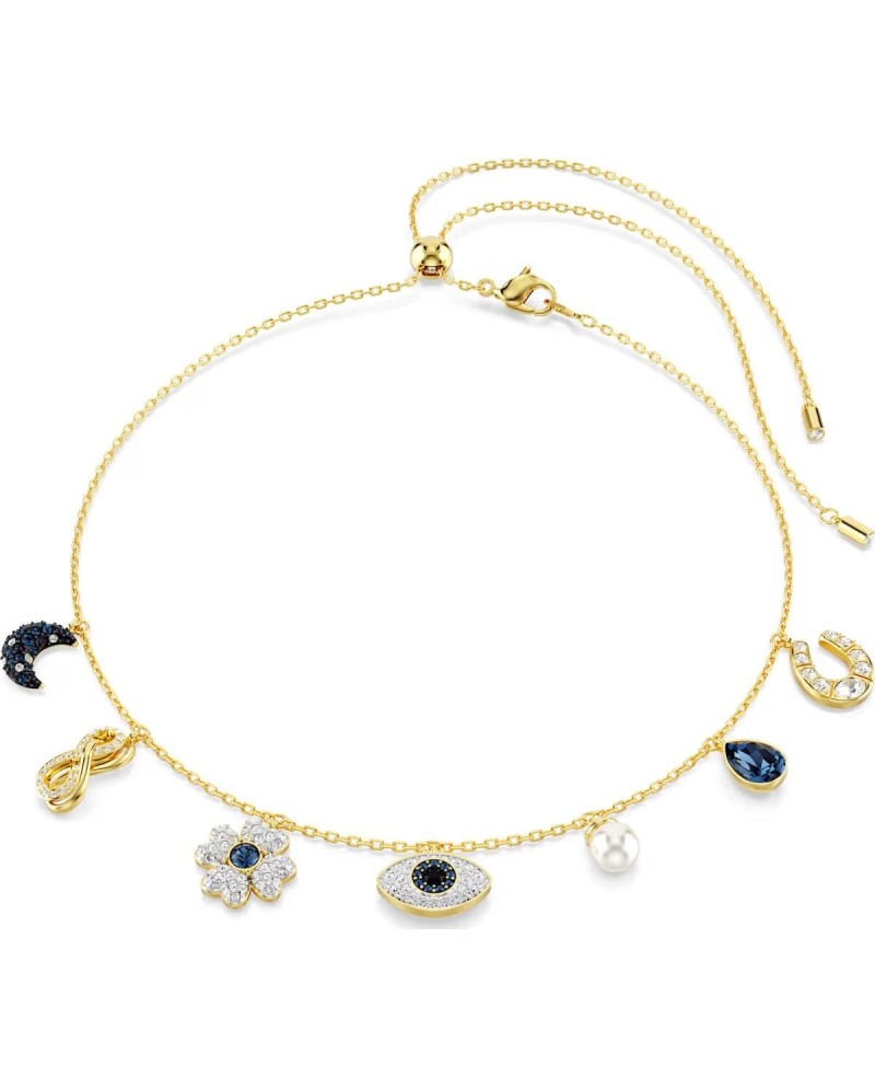 Collier Symbolica 5692164 Lune, symbole de l'infini, trèfle porte-bonheur, symbole de l'oeil Hu