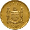 200 dollars en or - 10 ans d'indépendance des Fijis -1980