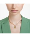 Swarovski Collier Teddy 5669162 Ours, Vert, Multicolore, Couche en Alliage Doré