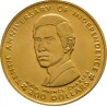 200 dollars en or - 10 ans d'indépendance des Fijis -1980